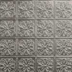 A set of ceiling work with floral patterns